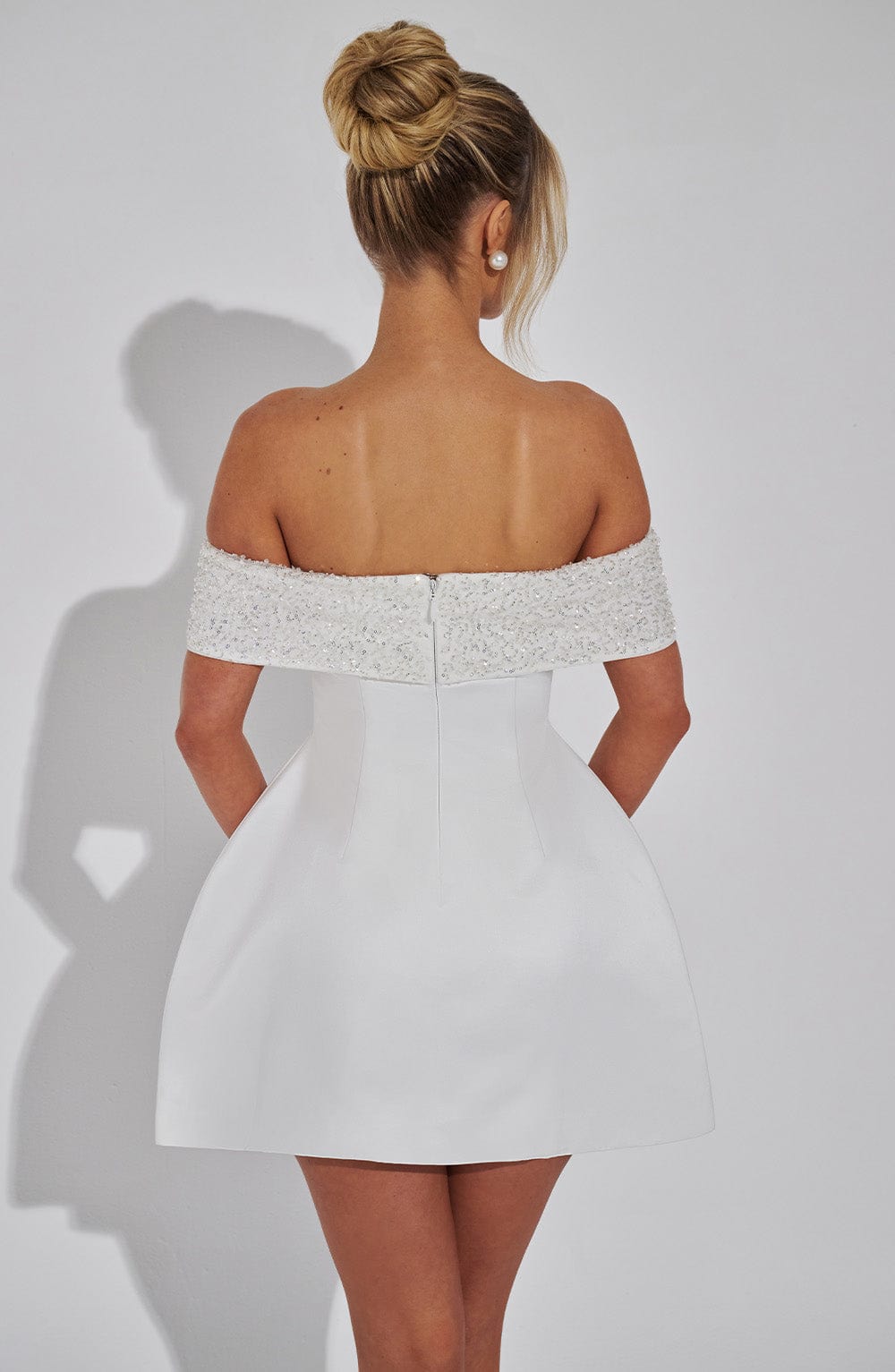 Vestido Mini Noelle - Marfil