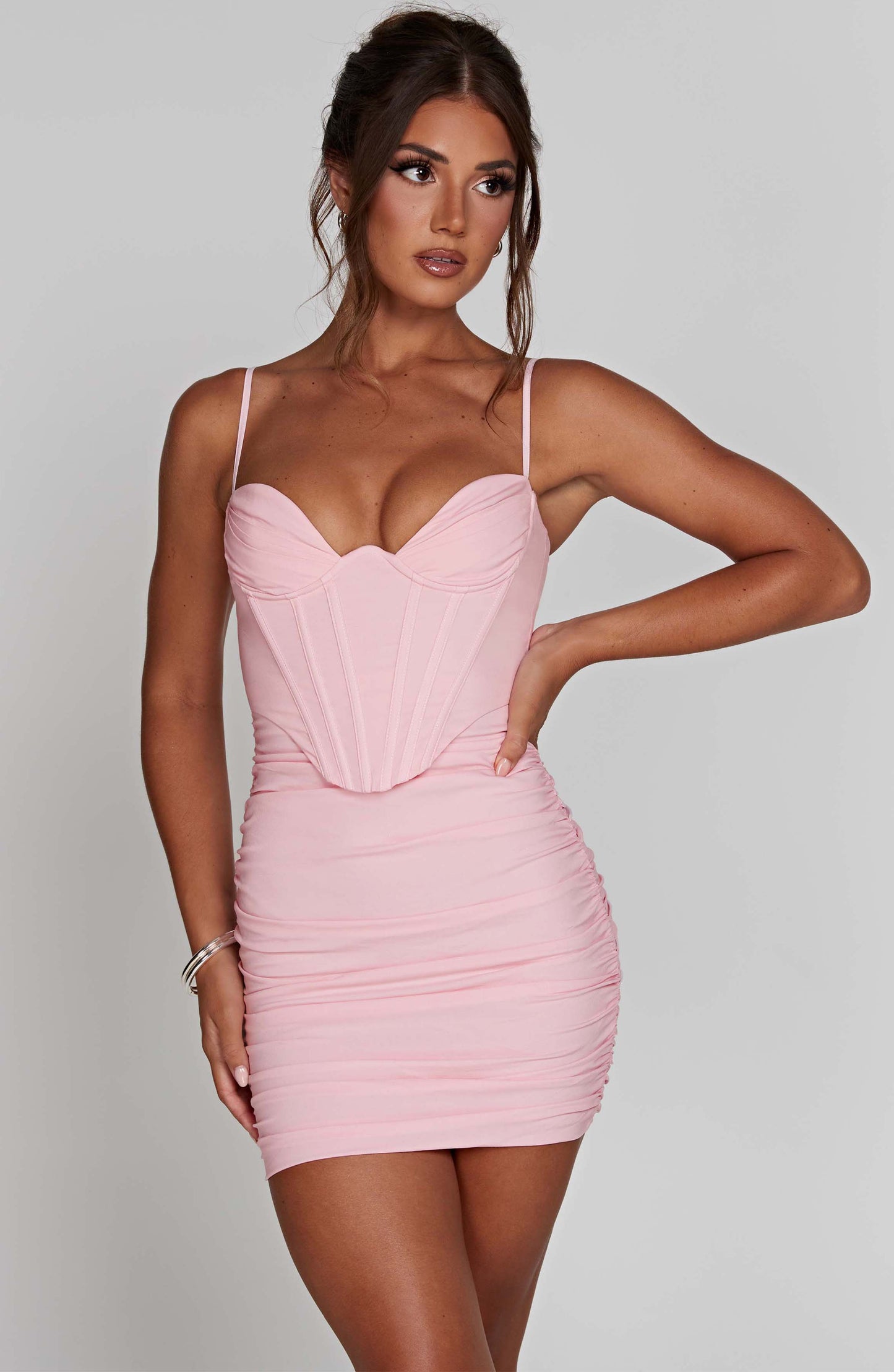 Vestido Mini Nyla - Rosa Claro