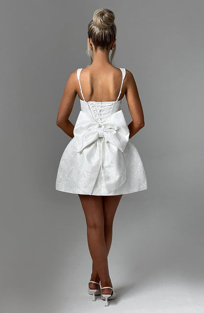 Vestido Mini Orla - Marfil