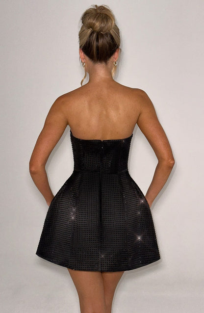 Vestido Mini Paloma - Negro