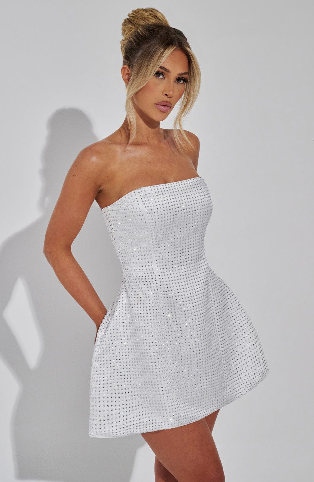 Vestido Mini Paloma - Marfil