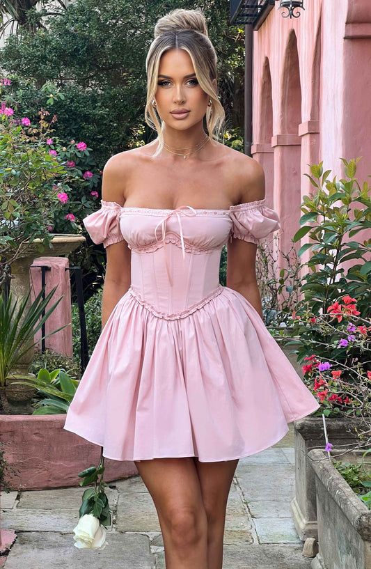 Vestido Mini Penelope - Rosa Resplandor