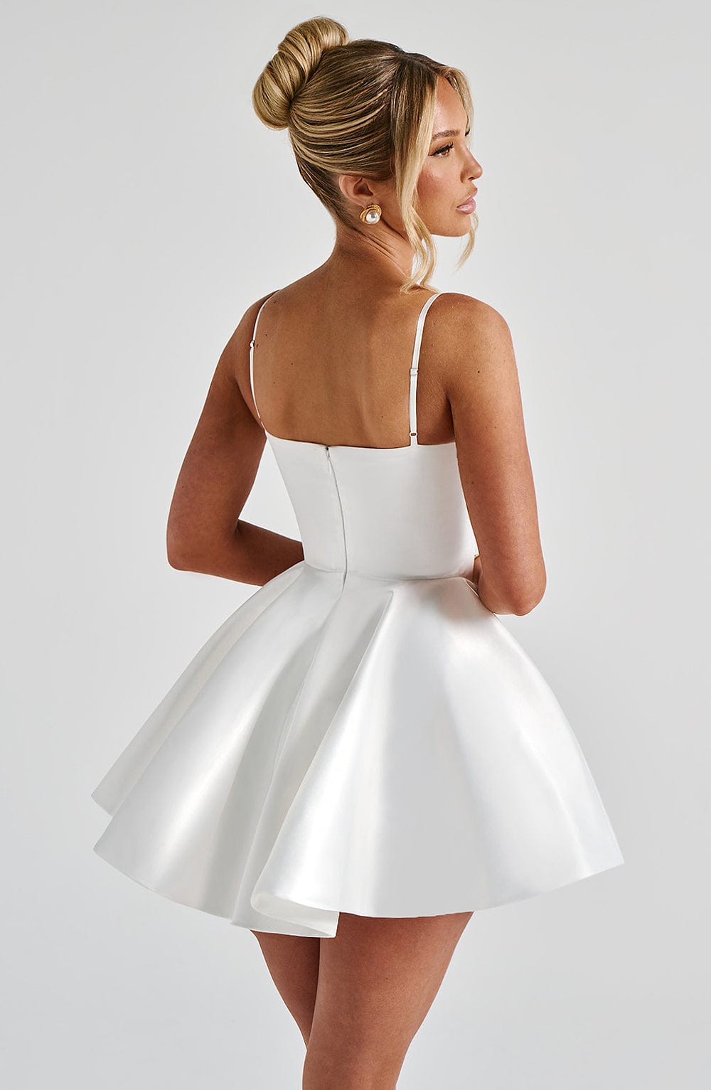 Vestido Mini Poppy - Marfil