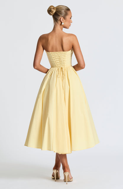 Vestido Midi Prim - Limón