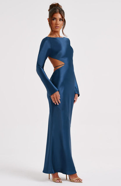 Vestido Maxi Rafi - Verde Azulado