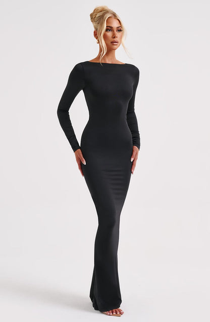 Vestido Maxi Rameesha - Negro