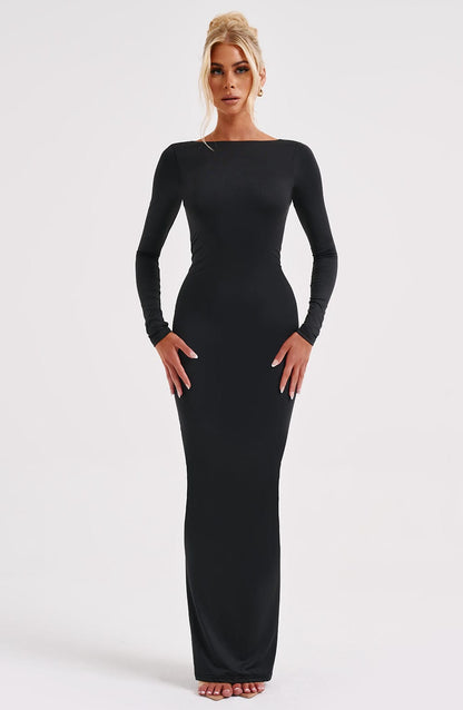 Vestido Maxi Rameesha - Negro