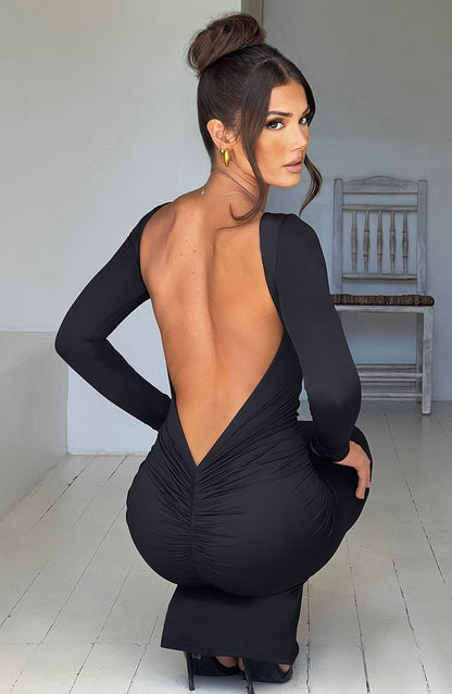 Vestido Maxi Rameesha - Negro