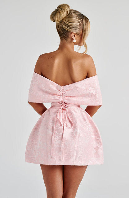 Vestido Mini Raquel - Rosa Empolvado