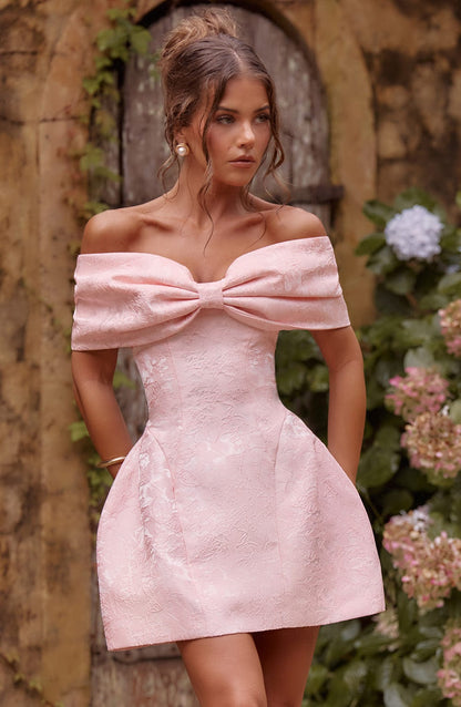 Vestido Mini Raquel - Rosa Empolvado