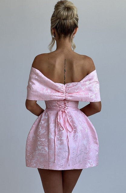 Vestido Mini Raquel - Rosa Empolvado