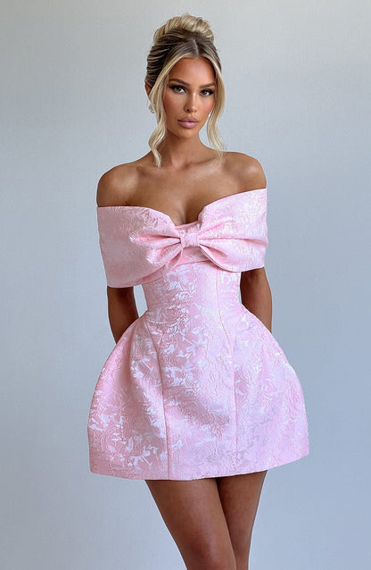 Vestido Mini Raquel - Rosa Empolvado