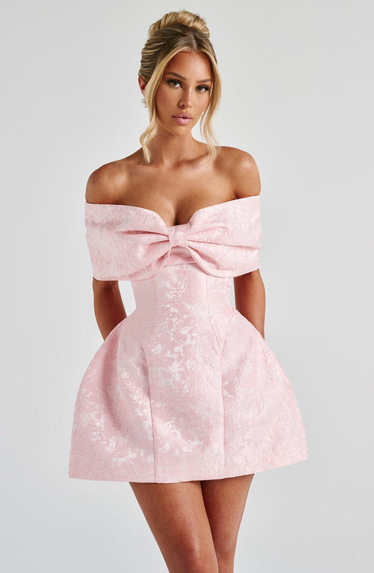 Vestido Mini Raquel - Rosa Empolvado