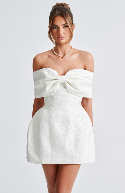 Vestido Mini Raquel - Marfil