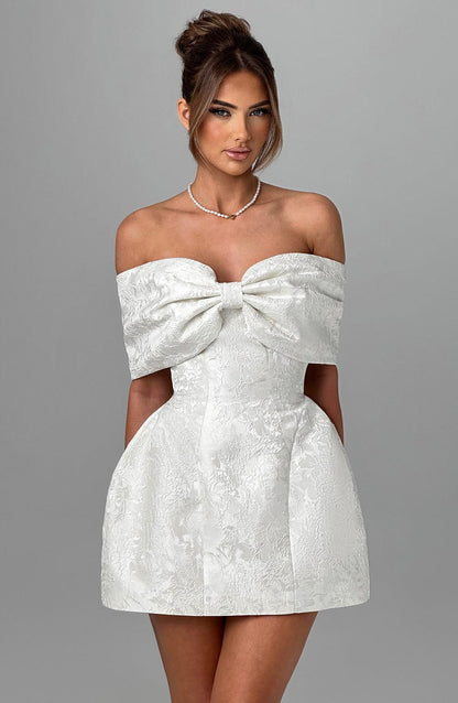 Vestido Mini Raquel - Marfil