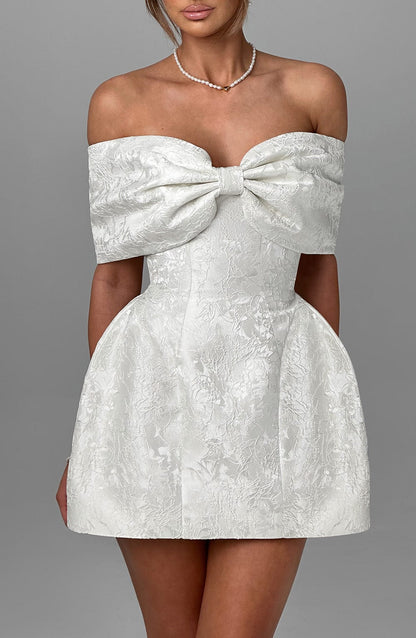 Vestido Mini Raquel - Marfil