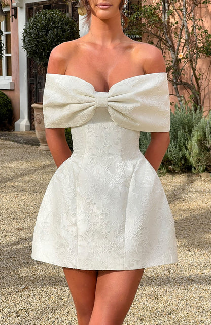 Vestido Mini Raquel - Marfil