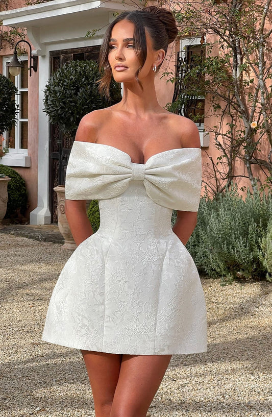 Vestido Mini Raquel - Marfil