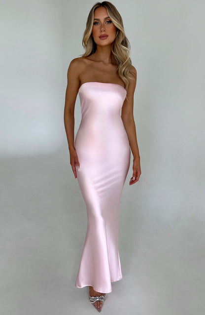 Vestido Maxi Rheanna - Rosa empolvado