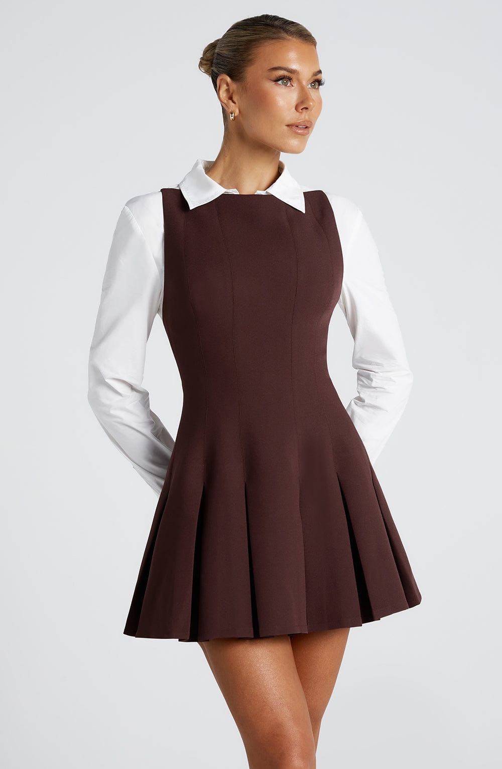 Vestido Mini Rory - Marrón Púrpura