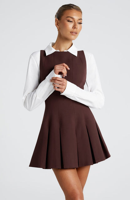 Vestido Mini Rory - Marrón Púrpura