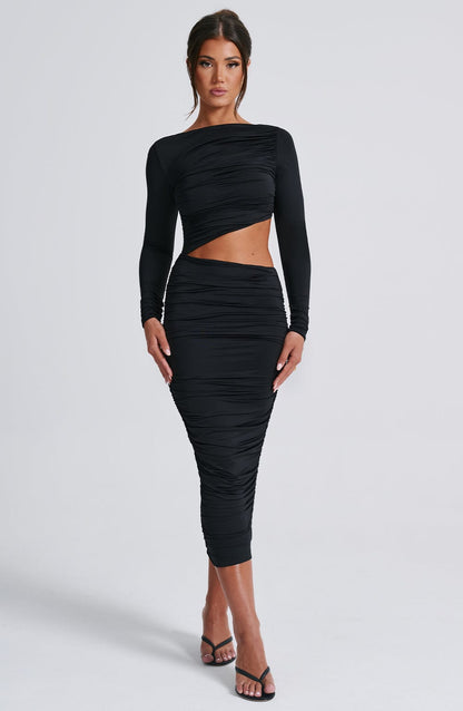 Vestido Midi Rylee - Negro