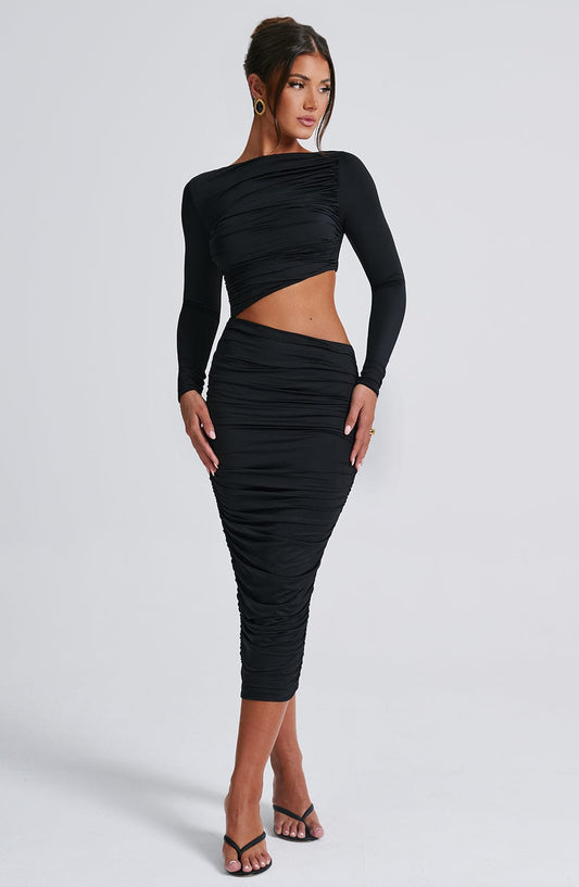 Vestido Midi Rylee - Negro