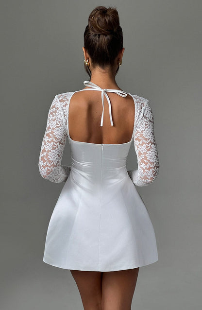 Vestido Mini Sadie - Marfil