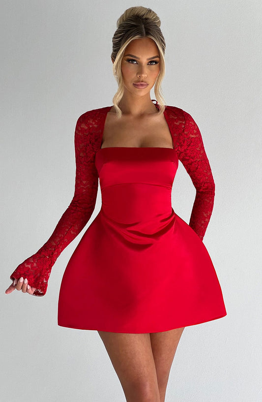Vestido Mini Sadie - Rojo