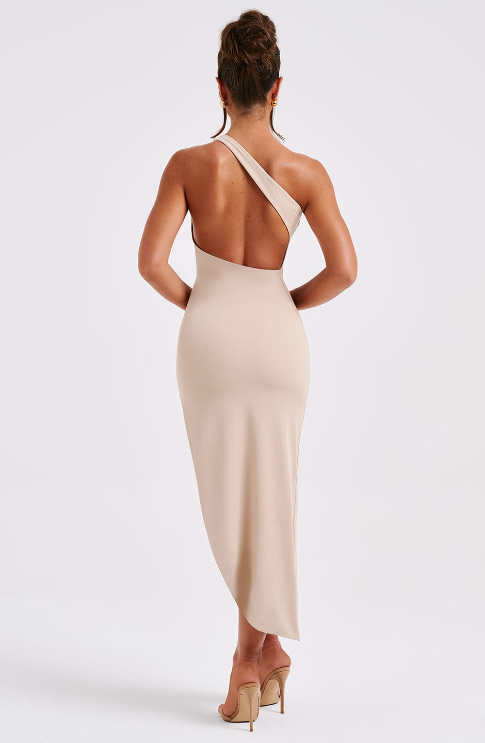 Vestido Midi Saffira - Nude