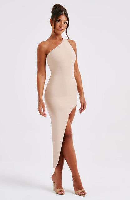Vestido Midi Saffira - Nude