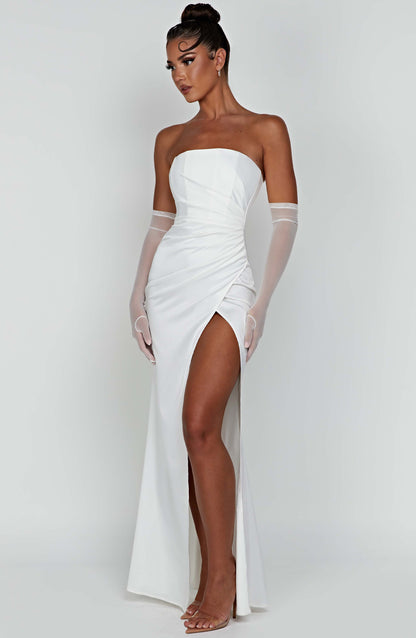 Vestido Maxi Safiya - Marfil