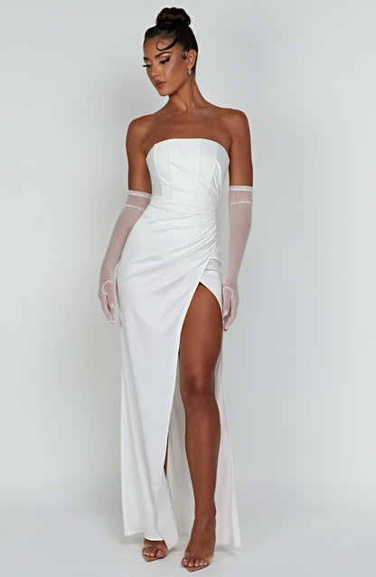 Vestido Maxi Safiya - Marfil