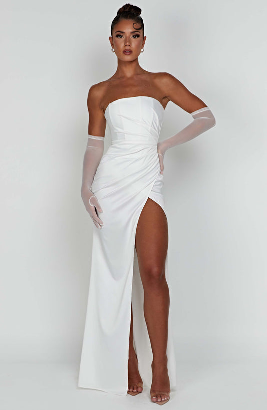 Vestido Maxi Safiya - Marfil