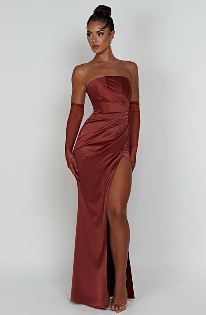 Vestido Maxi Safiya - Óxido