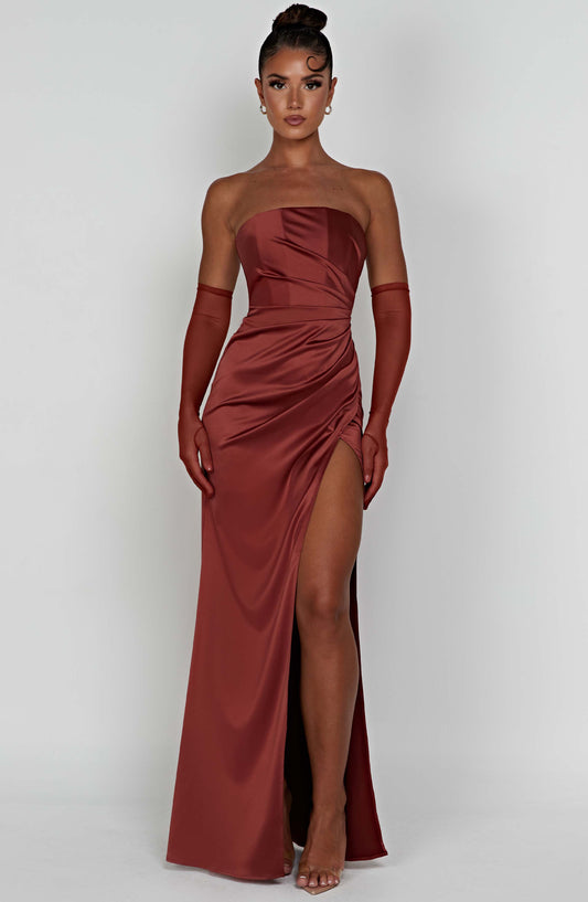 Vestido Maxi Safiya - Óxido
