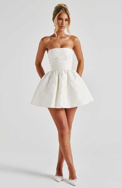 Vestido Mini Salome - Marfil
