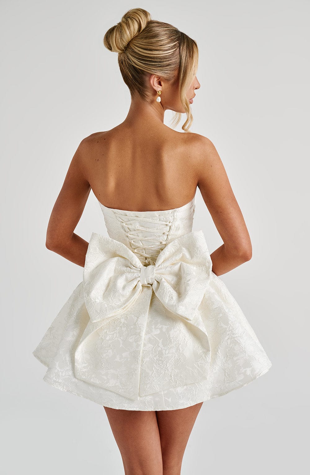 Vestido Mini Salome - Marfil