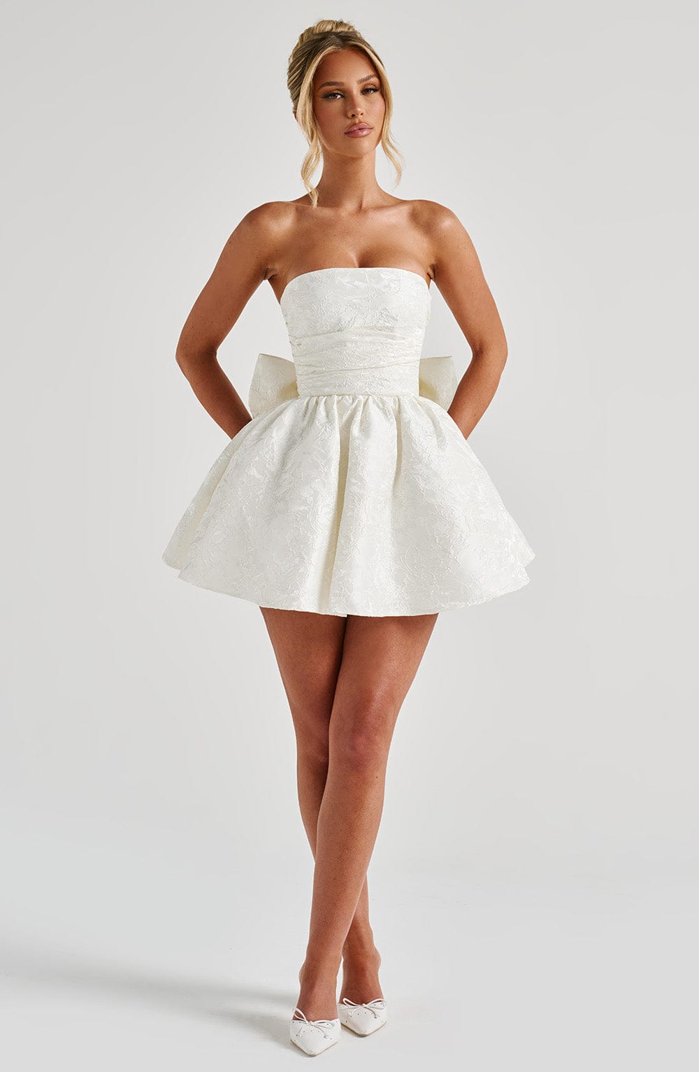 Vestido Mini Salome - Marfil