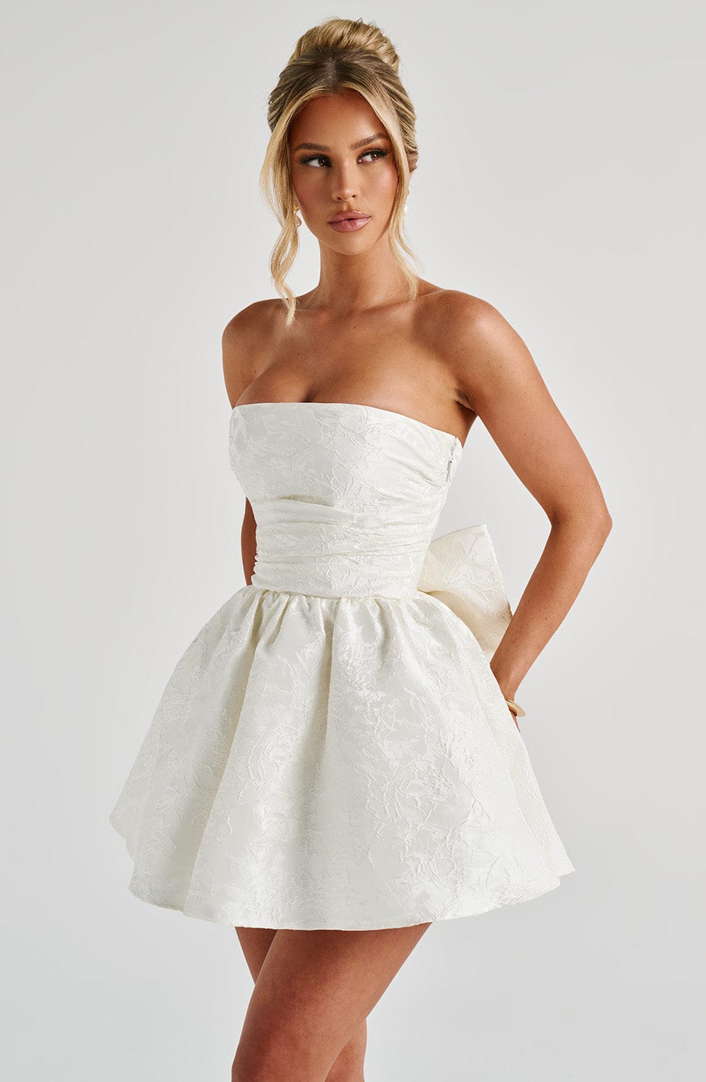 Vestido Mini Salome - Marfil