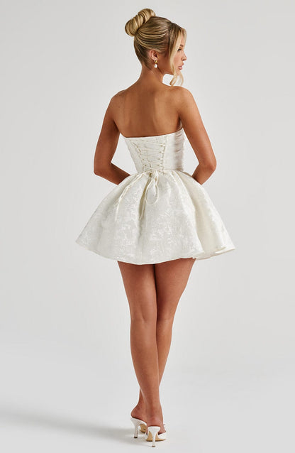 Vestido Mini Salome - Marfil