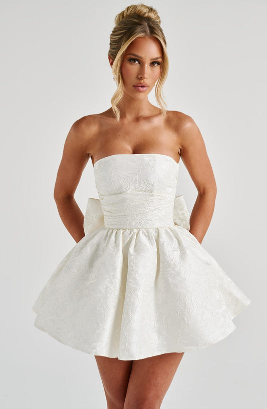 Vestido Mini Salome - Marfil