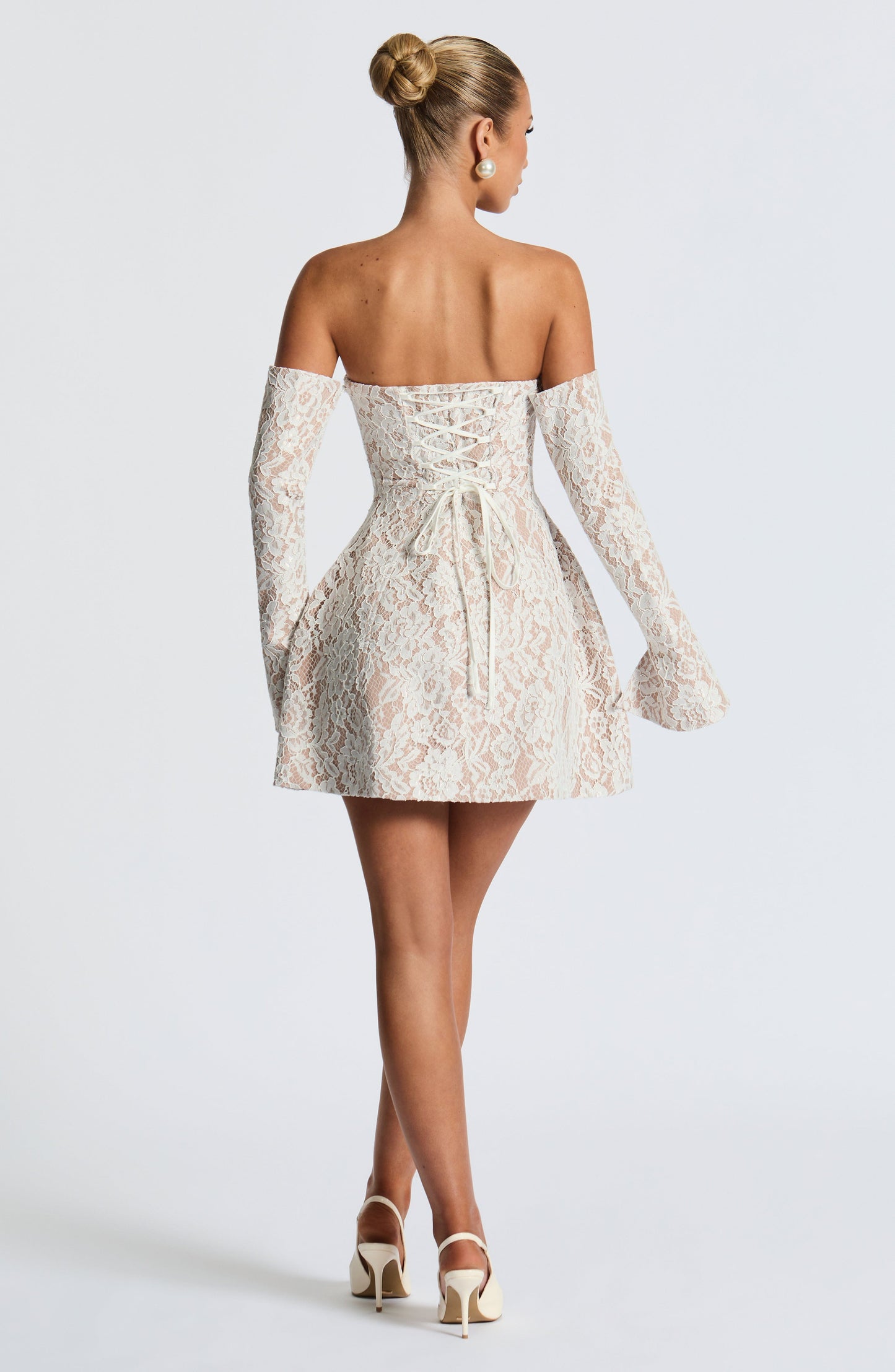 Vestido Mini Salone - Marfil