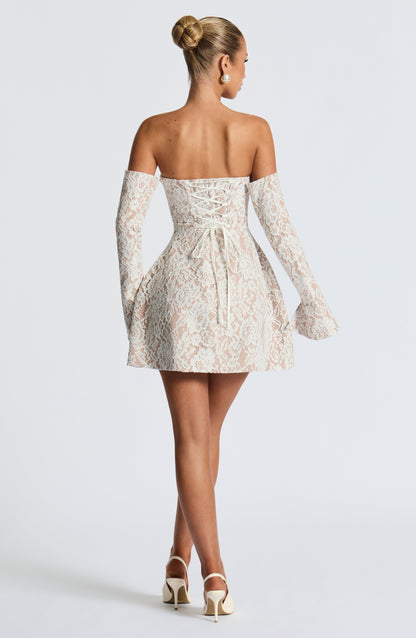 Vestido Mini Salone - Marfil