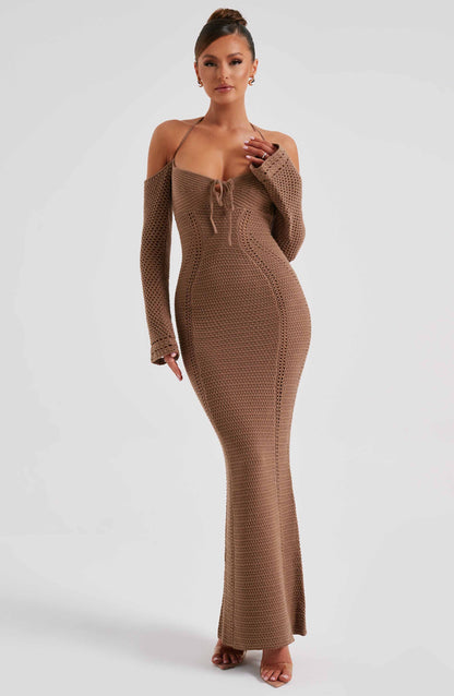 Vestido Maxi Samariah - Chocolate