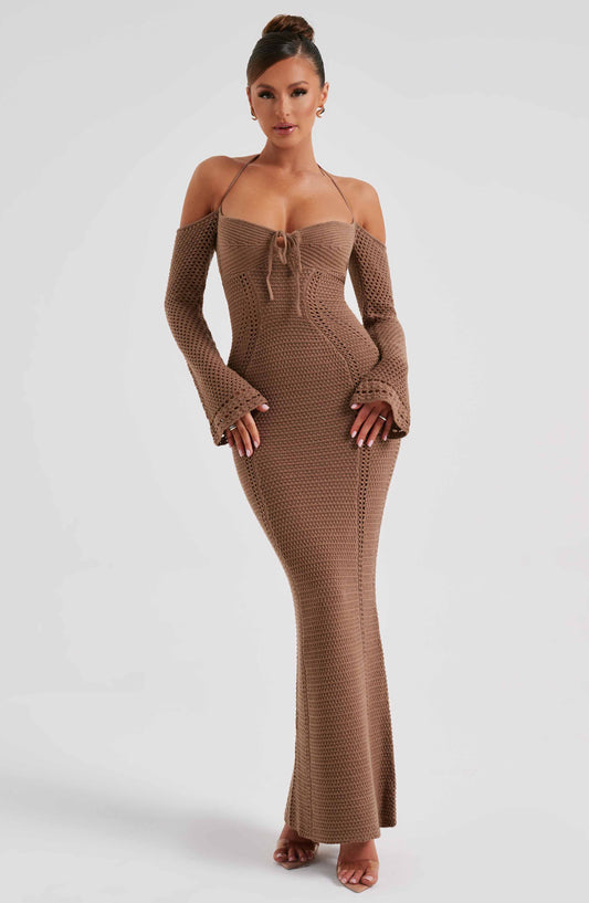 Vestido Maxi Samariah - Chocolate