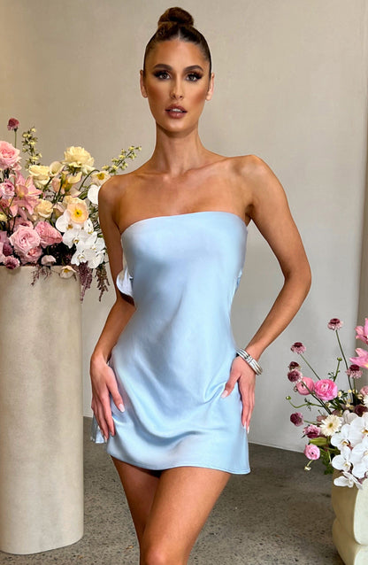 Vestido Mini Sana - Azul Bebé