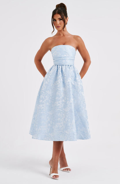Vestido Midi Saoirse - Azul