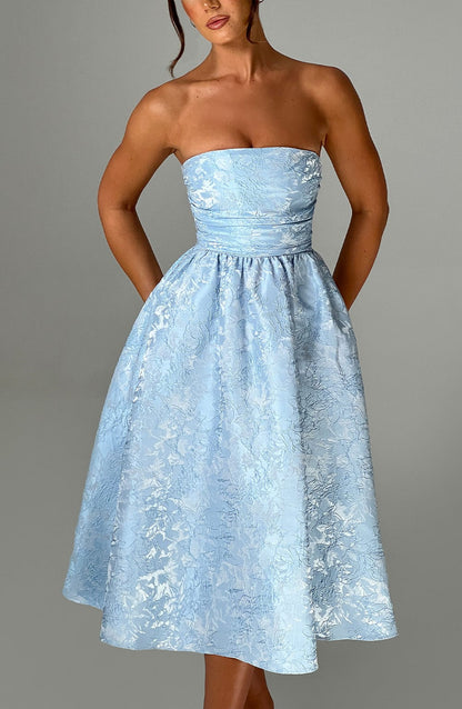 Vestido Midi Saoirse - Azul
