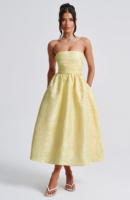 Vestido Midi Saoirse - Limón